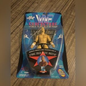 1997 WWF Superstars Stone Cold Steve Austin Action Figure Brand New Vintage
